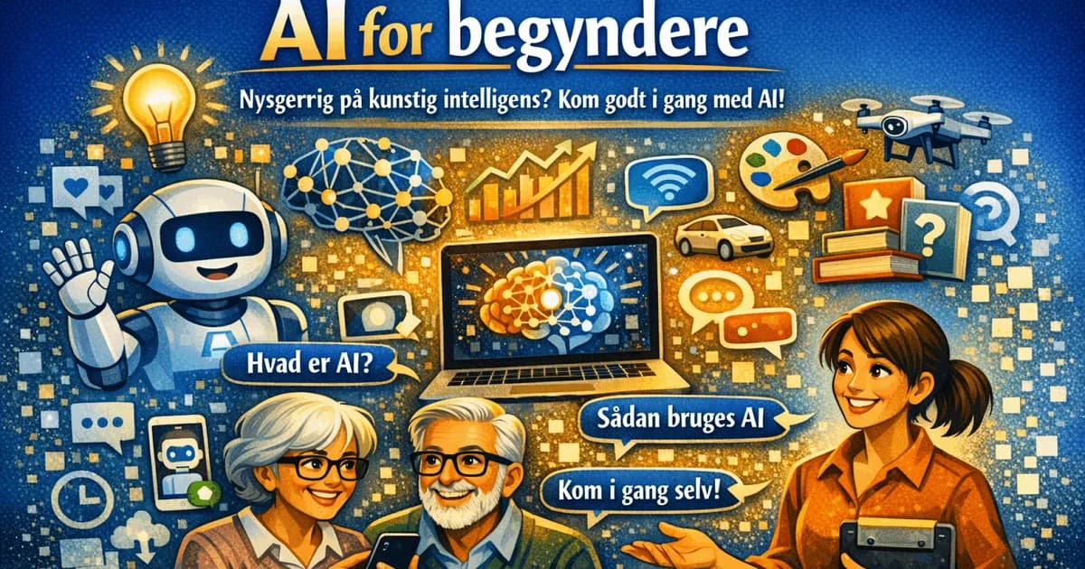 Biblioteksklubbens cafeaften - Kasper Lindquist: AI for begyndere