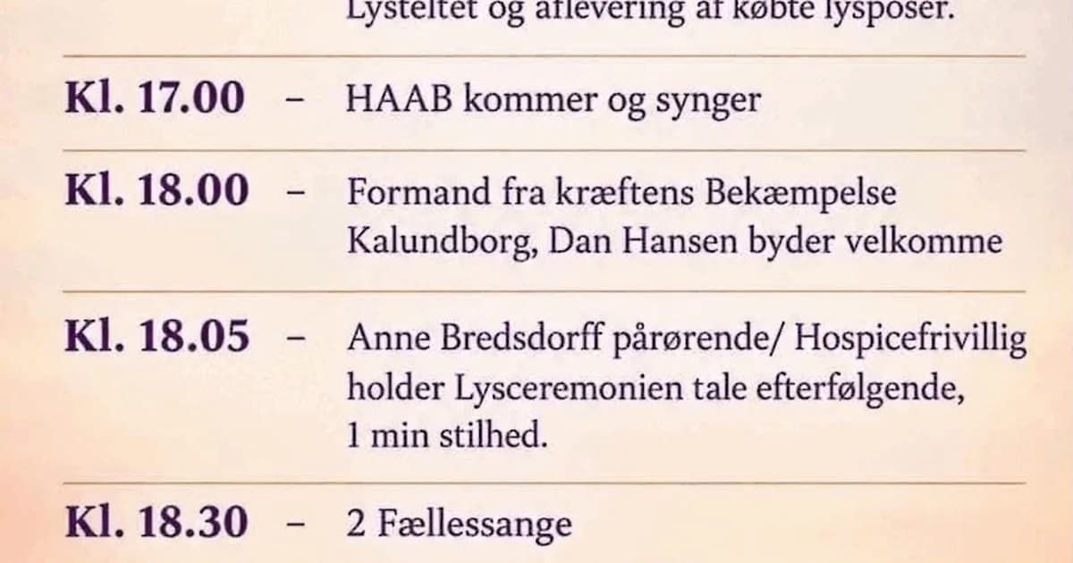 Tænd et lys