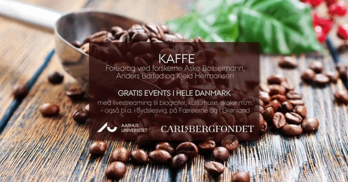 Naturvidenskabeligt foredrag - Kaffe ved Aske Bosselmann, Anders Barfod og Kjeld Hermansen